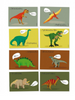 Cartes d’invitation Dinosaures
