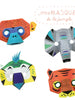 Kit créatif Masques de la jungle - KIDSBOURG